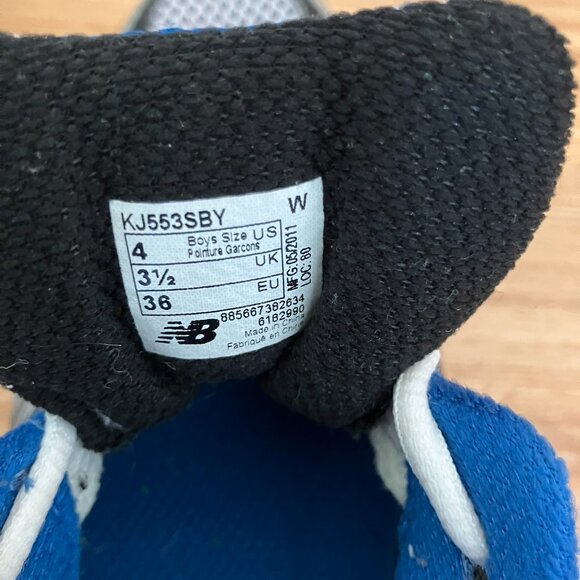 New Balance 553 Sneakers, Boys Size 4 - Picture 3 of 5